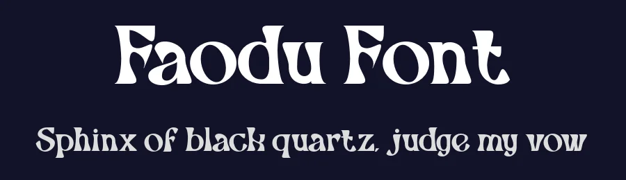 Faodu Font by Nirmana Visual — Display Font — thumbnail 2