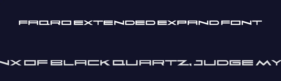 Faqro Extended Expand Font by ffeeaarr — Decorative Font — thumbnail 2