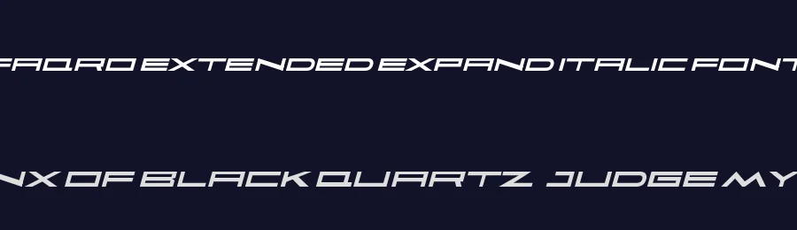 Faqro Extended Expand Italic Font by ffeeaarr — Serif Font — thumbnail 2