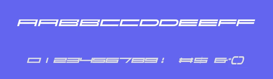 Faqro Extended Wide Italic Font by ffeeaarr — Display Font — thumbnail 3