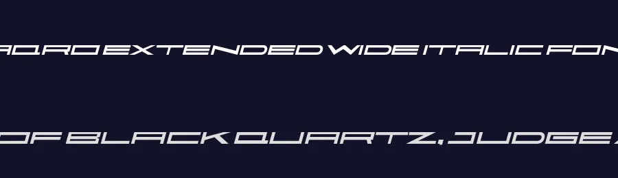 Faqro Extended Wide Italic Font by ffeeaarr — Display Font — thumbnail 2