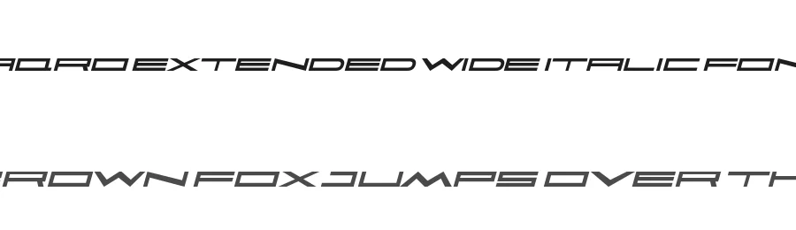 Faqro Extended Wide Italic Font by ffeeaarr — Display Font