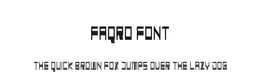 Faqro Font by ffeeaarr — Display Font
