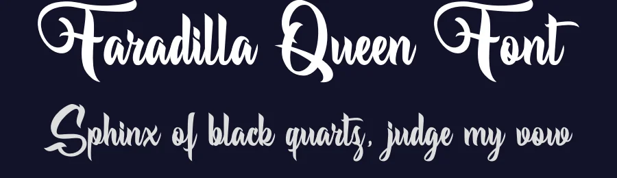 Faradilla Queen Font by Miftahul Arzaq — Script Handwritten Font — thumbnail 2