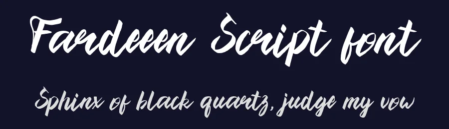 Fardeeen Script font by ridestudio — Script Handwritten Font — thumbnail 2