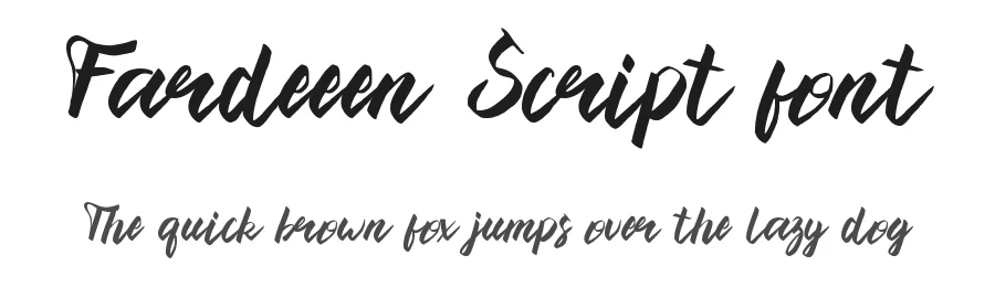 Fardeeen Script font by ridestudio — Script Handwritten Font