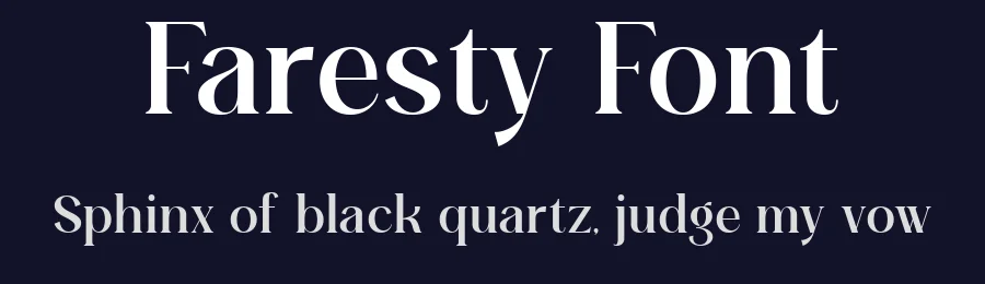 Faresty Font by Fontliner — Display Font — thumbnail 2