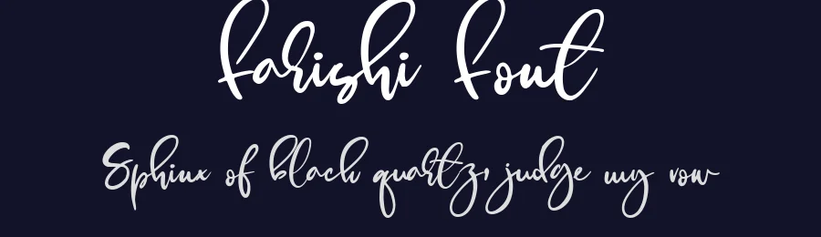 Farishi Font by nestype — Script Handwritten Font — thumbnail 2