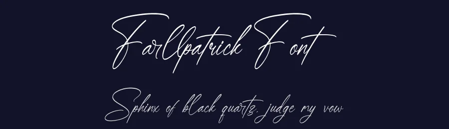 Farllpatrick Font by glorytype — Script Handwritten Font — thumbnail 2