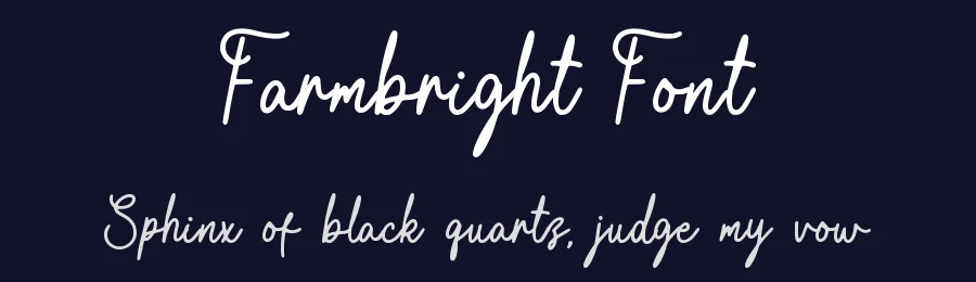 Farmbright Font by qwrtype — Decorative Font — thumbnail 2