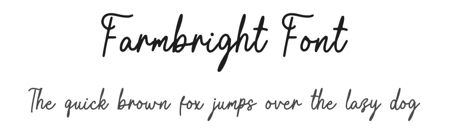 Farmbright Font by qwrtype — Decorative Font