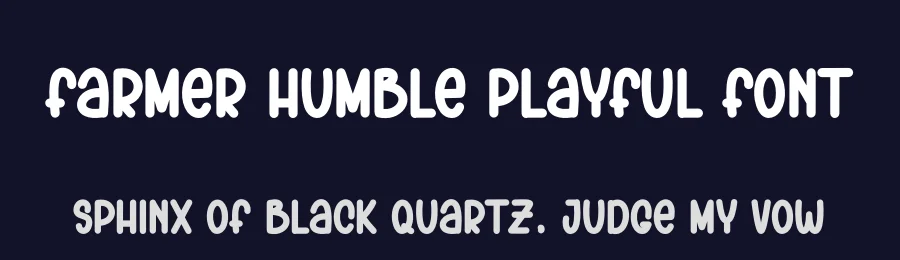 Farmer Humble Playful Font by andikastudio — Display Font — thumbnail 2