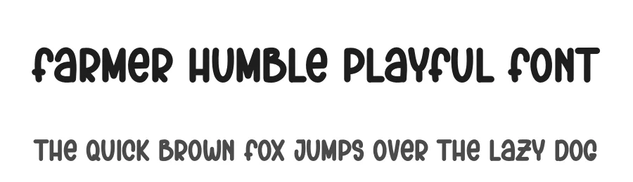 Farmer Humble Playful Font by andikastudio — Display Font