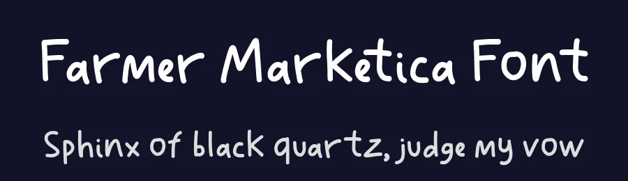 Farmer Marketica Font by Fontysia — Display Font — thumbnail 2