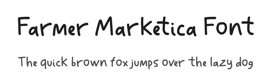 Farmer Marketica Font by Fontysia — Display Font