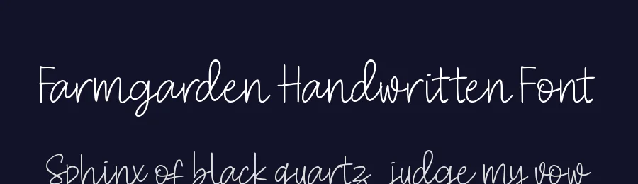 Farmgarden Handwritten Font by Mozarella — Decorative Font — thumbnail 2