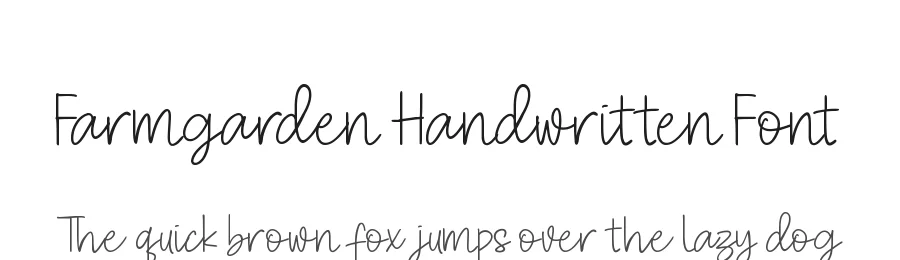 Farmgarden Handwritten Font by Mozarella — Decorative Font