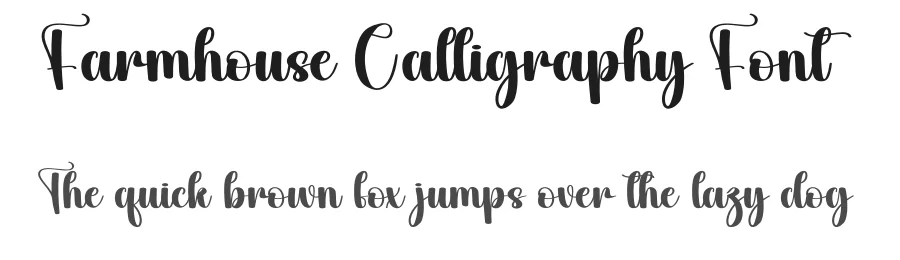 Farmhouse Calligraphy Font by andikastudio — Script Handwritten Font