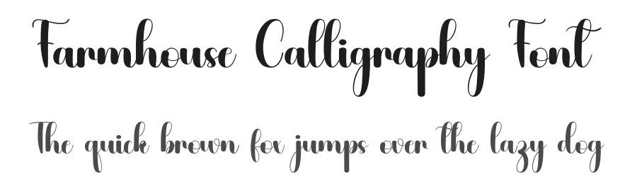 Farmhouse Calligraphy Font by inermediaSTUDIO — Script Handwritten Font