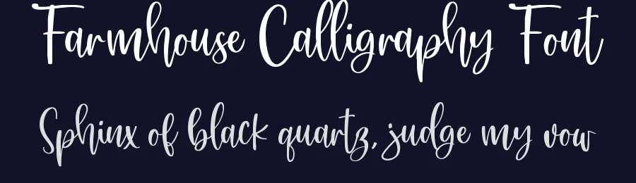 Farmhouse Calligraphy Font by Sugartype — Script Handwritten Font — thumbnail 2