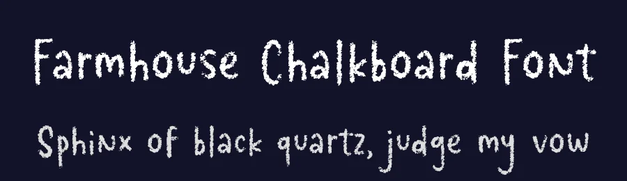 Farmhouse Chalkboard Font by Allouse.Studio — Script Handwritten Font — thumbnail 2