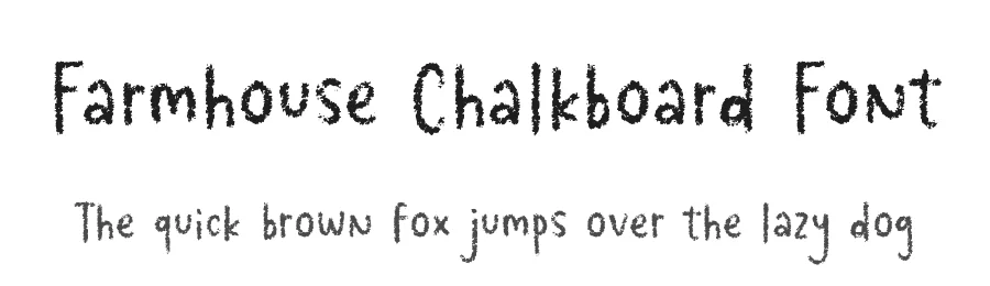 Farmhouse Chalkboard Font by Allouse.Studio — Script Handwritten Font