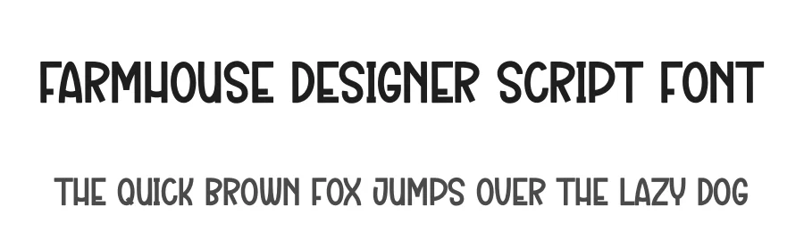 Farmhouse Designer Script Font by creativeletter — Script Handwritten Font