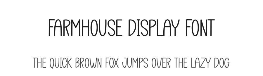 Farmhouse Display Font by creativeletter — Display Font