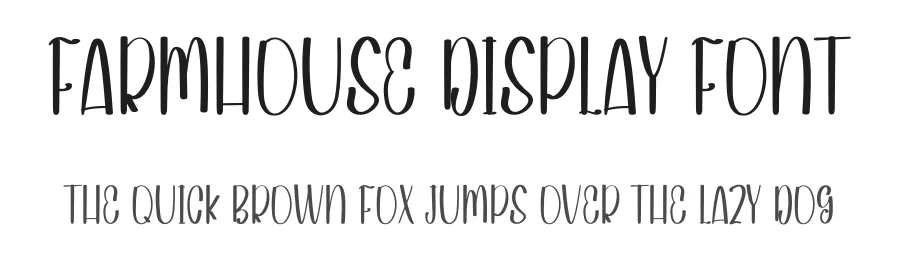 Farmhouse Display Font by inermediaSTUDIO — Display Font