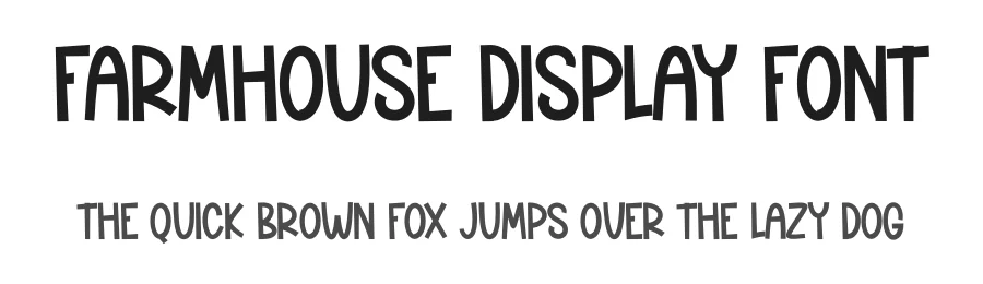 Farmhouse Display Font by andikastudio — Display Font