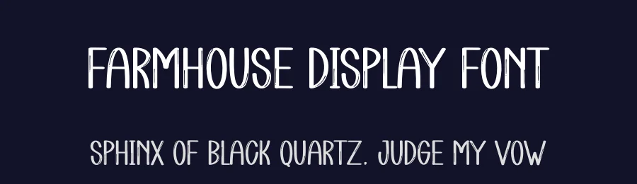Farmhouse Display Font by andikastudio — Display Font — thumbnail 2