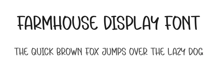 Farmhouse Display Font by andikastudio — Script Handwritten Font
