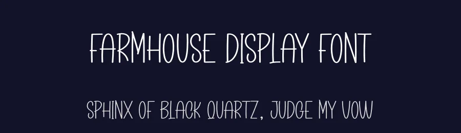 Farmhouse Display Font by andikastudio — Display Font — thumbnail 2