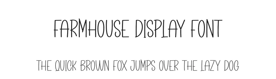 Farmhouse Display Font by andikastudio — Display Font