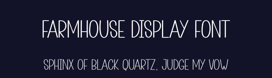 Farmhouse Display Font by andikastudio — Display Font — thumbnail 2