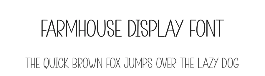 Farmhouse Display Font by andikastudio — Display Font
