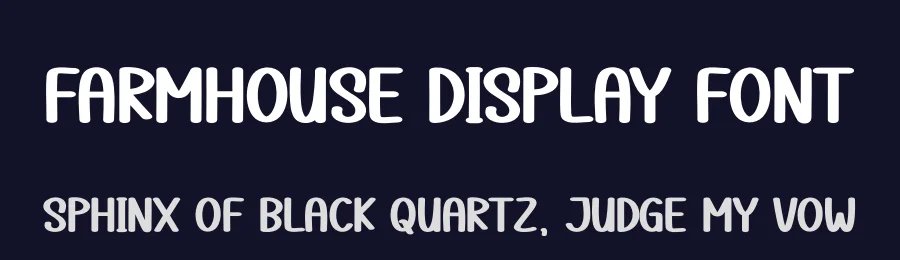Farmhouse Display Font by andikastudio — Display Font — thumbnail 2