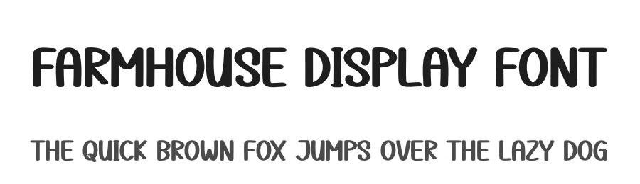 Farmhouse Display Font by andikastudio — Display Font