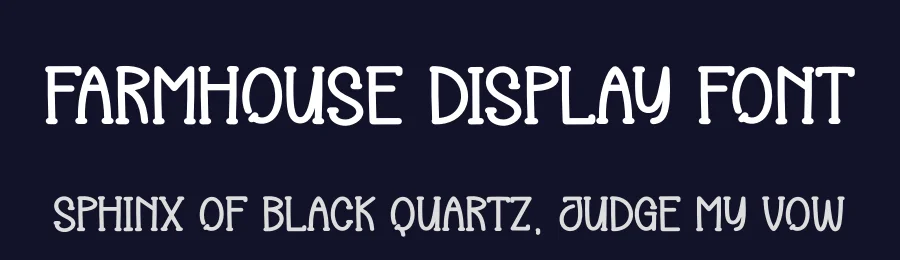Farmhouse Display Font by andikastudio — Display Font — thumbnail 2