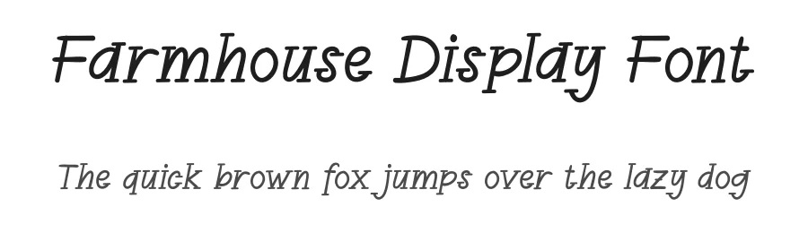 Farmhouse Display Font by andikastudio — Script Handwritten Font