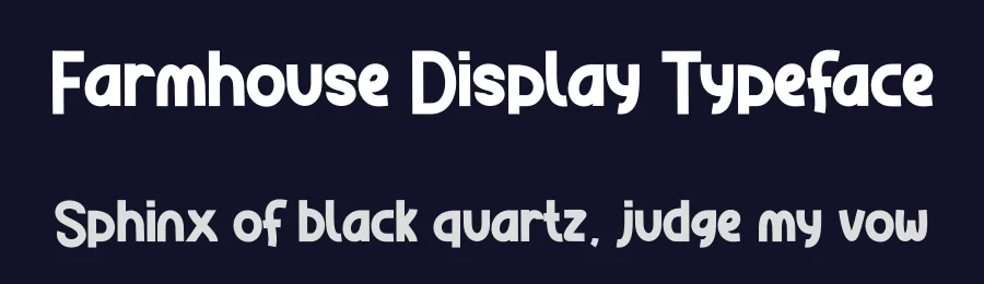 Farmhouse Display Typeface by andikastudio — Display Font — thumbnail 2
