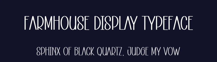 Farmhouse Display Typeface by andikastudio — Display Font — thumbnail 2