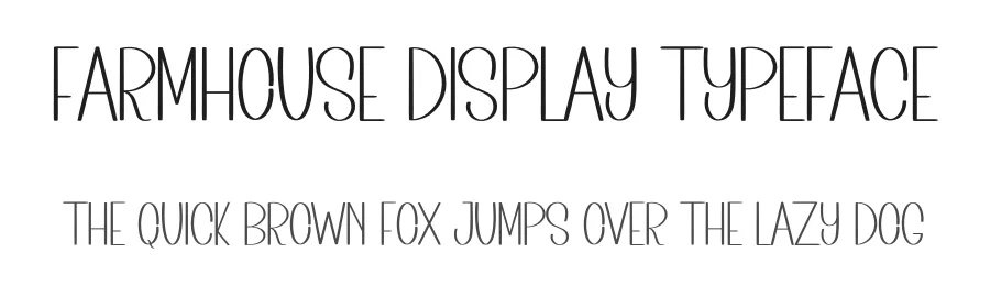 Farmhouse Display Typeface by inermediaSTUDIO — Display Font