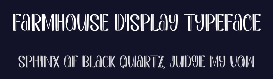 Farmhouse Display Typeface by inermediaSTUDIO — Display Font — thumbnail 2