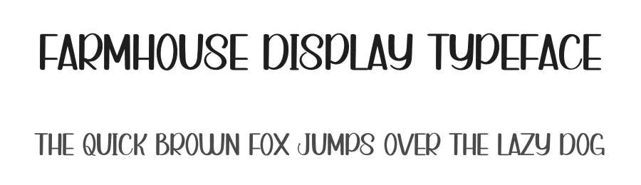 Farmhouse Display Typeface by inermediaSTUDIO — Script Handwritten Font
