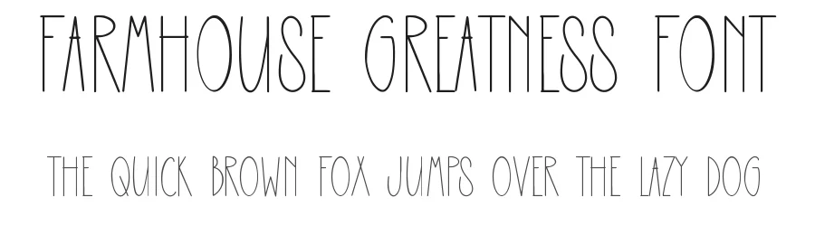 Farmhouse Greatness Font by qwrtype — Script Handwritten Font