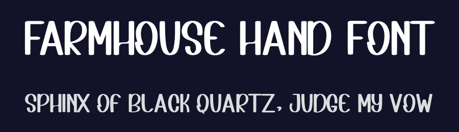 Farmhouse Hand Font by inermediaSTUDIO — Display Font — thumbnail 2