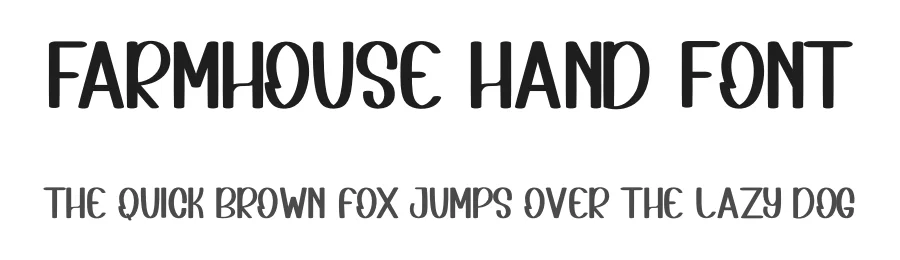 Farmhouse Hand Font by inermediaSTUDIO — Display Font