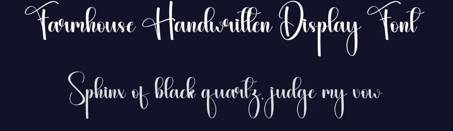 Farmhouse Handwritten Display Font by andikastudio — Script Handwritten Font — thumbnail 2