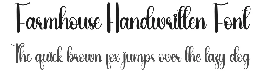 Farmhouse Handwritten Font by andikastudio — Script Handwritten Font
